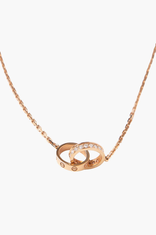 Collier LOVE rose gold