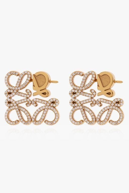 Boucle d’oreille LOLO strass gold